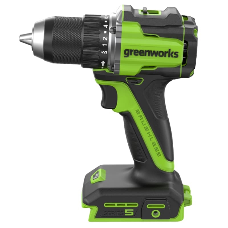 Дрель-шуруповерт Greenworks DD560 24V 3708407CUC, б/щет, 2 АКБ 2Ач, ЗУ в Кинешме