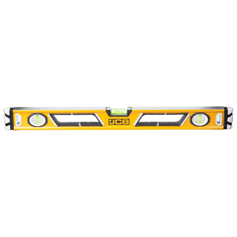 Уровень JCB JBL003 коробчатый (магнитный, 2 фрезерованные базовые поверхности, 3 ампулы, крашенный, с ручками, 0,5мм/м, 60см) в Угличе