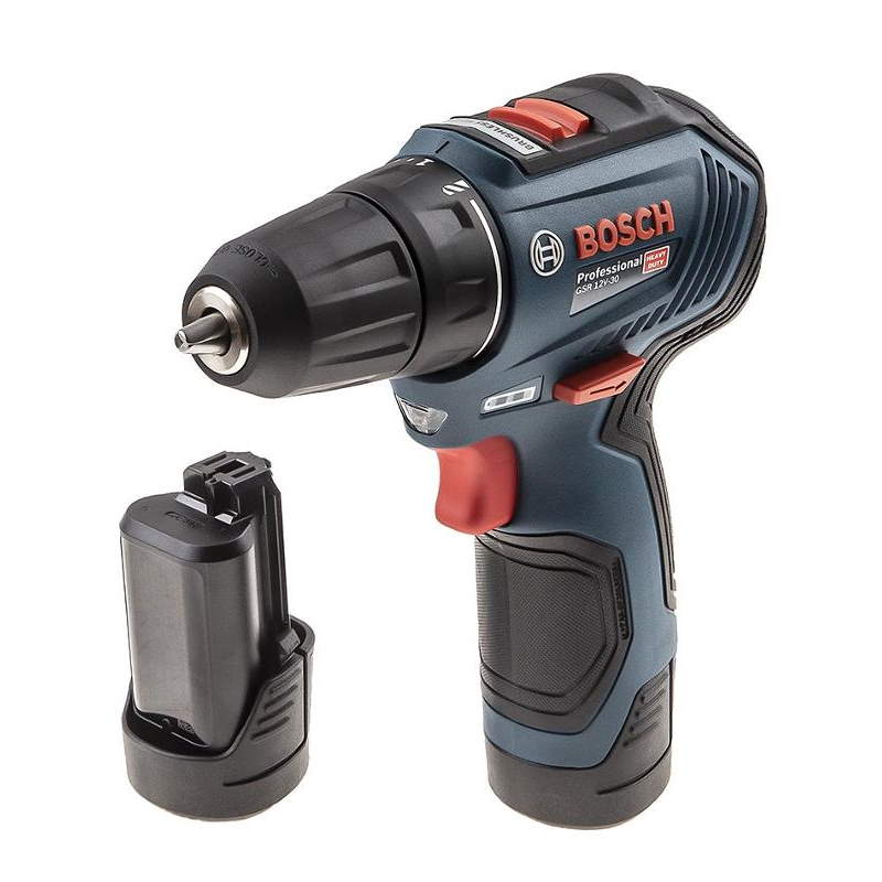Аккумуляторная дрель-шуруповерт Bosch GSR 12V-30 06019G9020 (1600 оборотов, вес 900 г) в Угличе