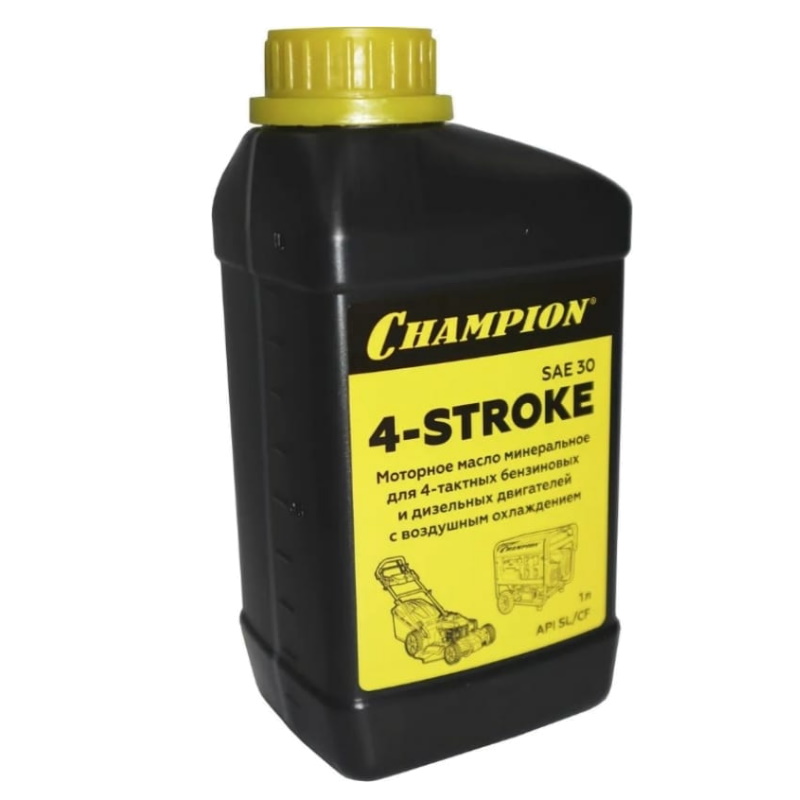 Масло Champion SAE 30 952852, для 4-тактных двигателей, минеральное API SL/CF, 1литр в Иваново