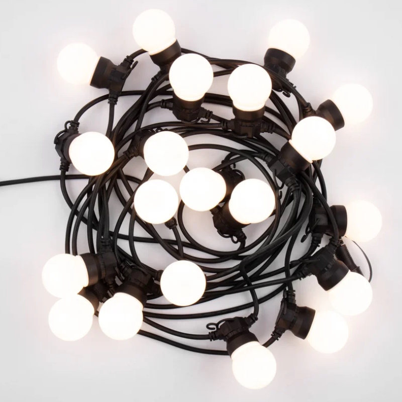 Гирлянда светодиодная Neon-Night "Лофт" 331-356 1534863, 20 матовых ламп х 5LED, 60 Вт, IP44, уличная, влагостойкая
