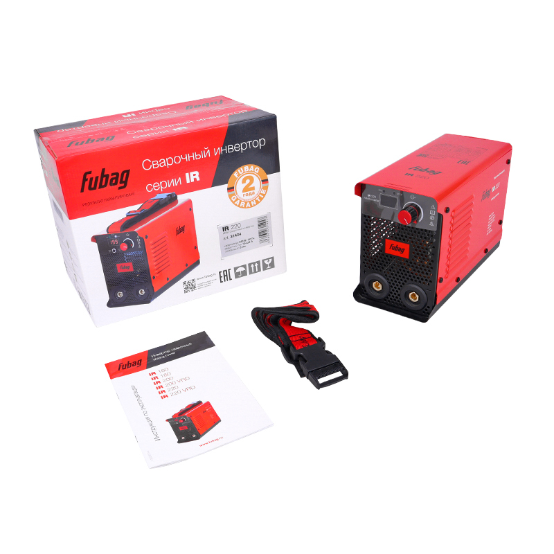Сварочный инвертор Fubag IR 220 31404 ток 220 А вес 45кг