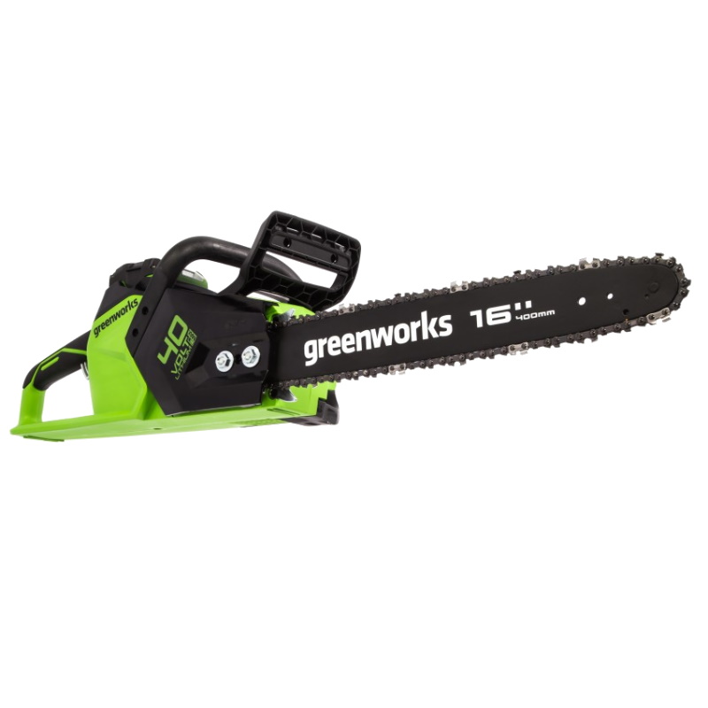 Цепная пила Greenworks 2005807UA, 40В, 40 см, в комплекте с АКБ 2Ач и ЗУ