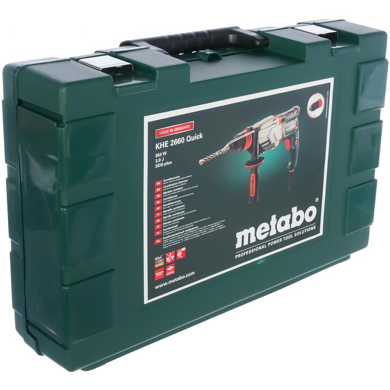 Перфоратор Metabo KHE 2660 Quick 600663500 в кейсе, с защитной муфтой во Владимире