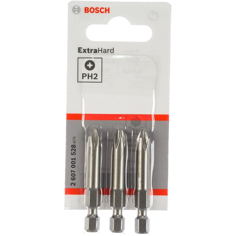 Набор бит Bosch 2.607.001.528 (размер PH2x50 мм, 3 шт) в Костроме