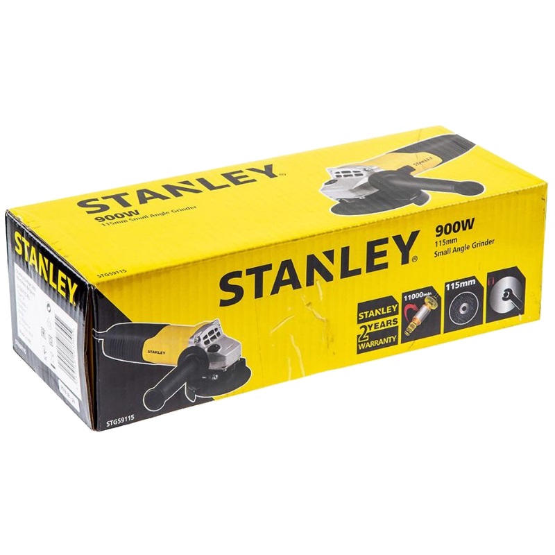 Угловая шлифмашина (болгарка) Stanley STGS9115, 115 мм, 900 Вт в Рыбинске