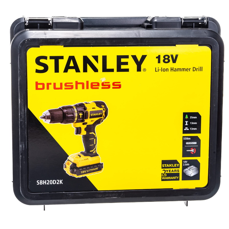 Аккумуляторная ударная дрель-шуруповерт Stanley SBH20D2K-RU в Иваново