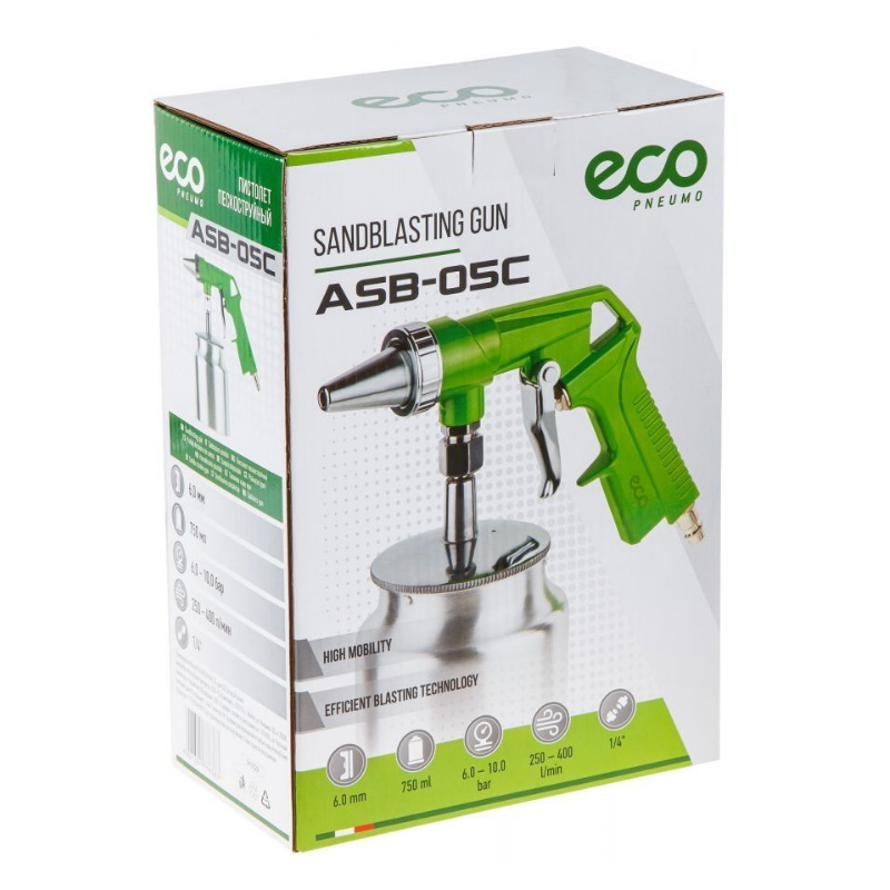 Пистолет пескоструйный с баком Eco ASB-05C ASB-05C