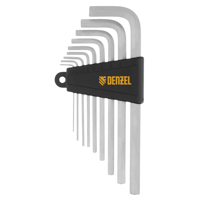 Набор инструментов Denzel 15801, 1/2", 1/4", CrV, S2, пластиковый кейс, 64 предмета в Ярославле