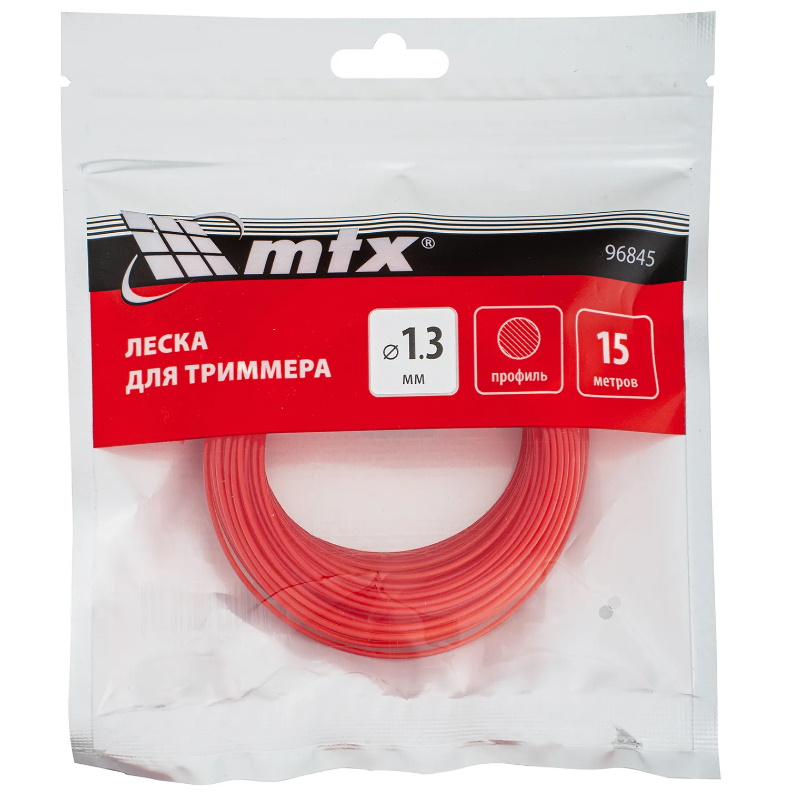 Леска для триммера MTX 96845, круглая, 1.3 мм х 15 м  во Владимире