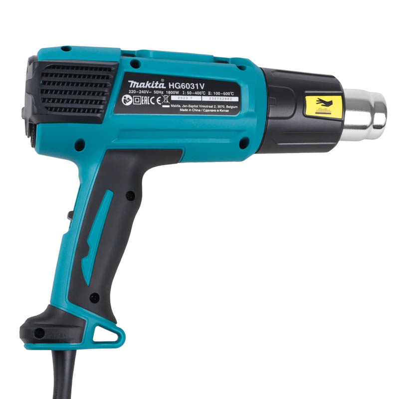 Строительный фен Makita HG6031VK (мощность 1.8 квт, рабочая температура 600°C, расход воздуха 250-500 л/мин) в Иваново