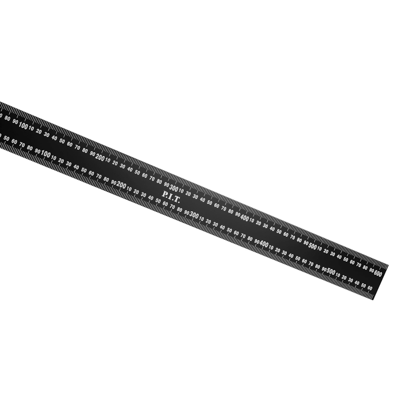 Угольник цельнометаллический P.I.T. cерия ADVANCE HSQR01-0406, 40х60 см, 90°, двойная шкала в мм в Твери