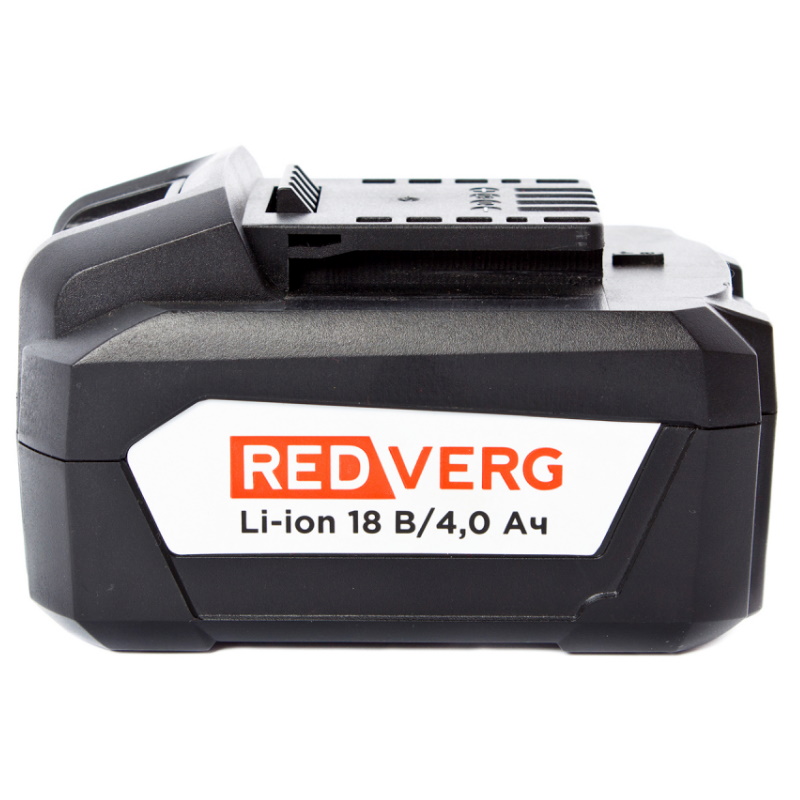 Аккумулятор Redverg 730021 (18 В, 4 Ач, слайдер, вес 0,65 кг) в Твери