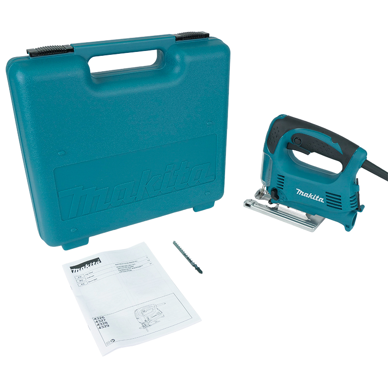 Строительный электрический лобзик Makita 4329K (мощность двигателя 450 Вт, вес инструмента 1,9 кг) в Александрове
