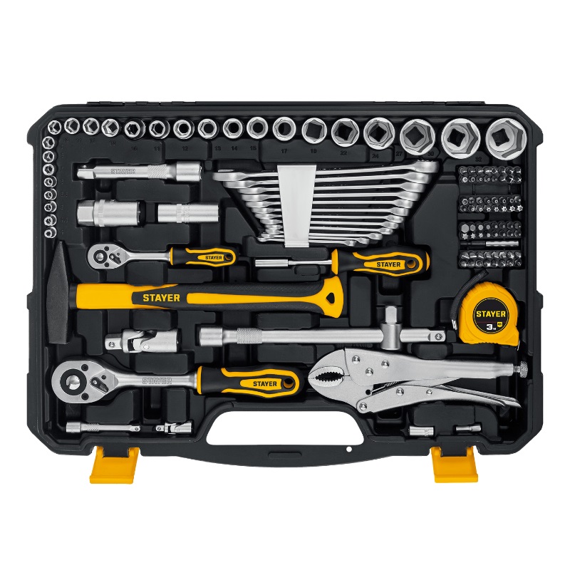 Универсальный набор инструмента Stayer 27710-H150 (150 предметов, 1/2"+ 1/4")