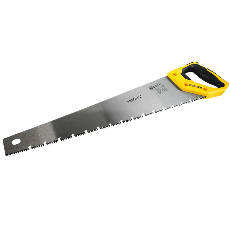 Ножовка по дереву Berger ХОЛЬЦ BG1840 сегментная 500 мм 3D заточка 7TPI 1477₽