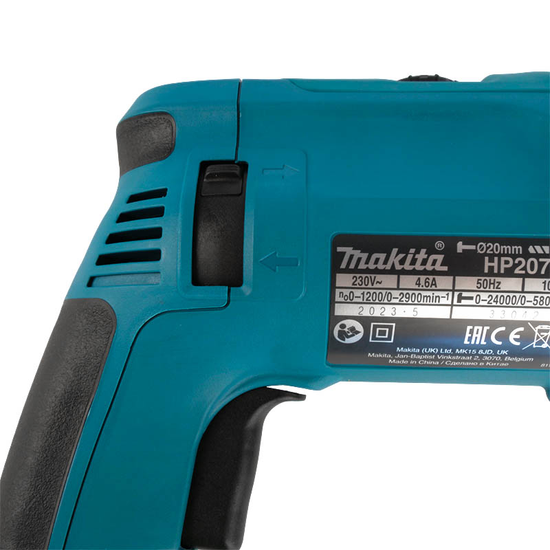 Ударная дрель Makita HP 2070 (реверс, max диаметр металла 16 мм)