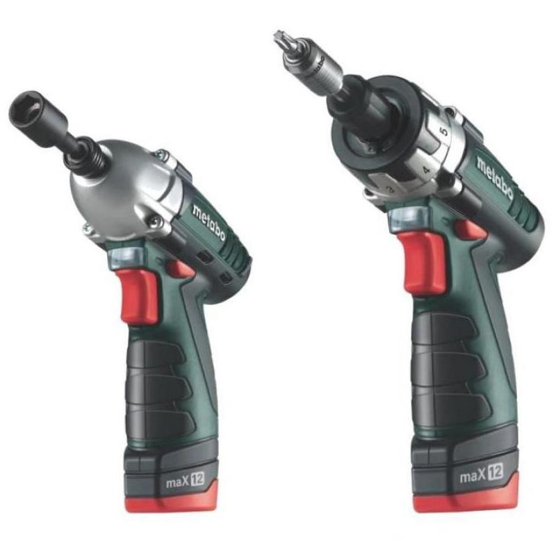 Аккумуляторная дрель-шуруповерт Metabo COMBOMax 12 + ударный винтоверт + фонарь 685018000 в Иваново