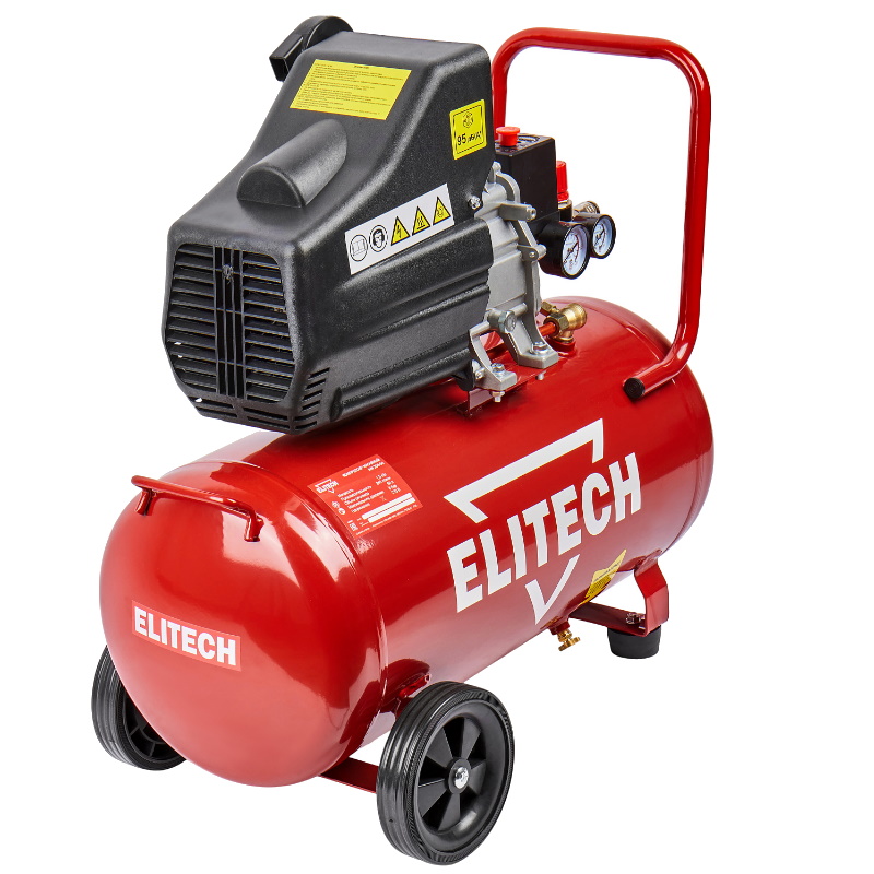 Компрессор коаксиальный масляный Elitech ДМ КМ 200-50 205960, 240 л/м, 1.5 кВт, 8 бар в Кинешме