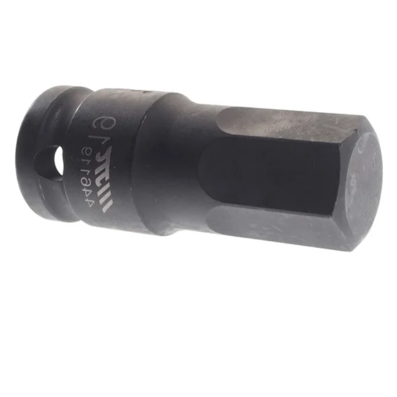 Головка торцевая ударная JTC JTC-446119, HEX, 1/2", H-19, диаметр 25, длина 60мм  в Переславле