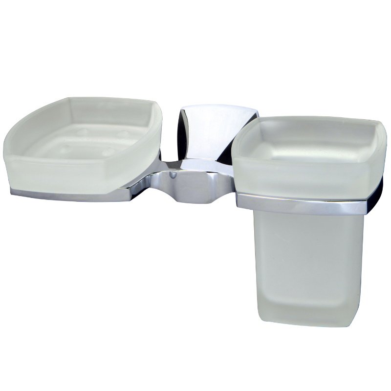 Держатель стакана и мыльницы WasserKRAFT Wern K-2526, хром 9060758 в Рыбинске