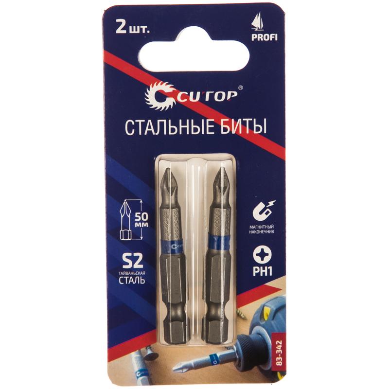 Набор бит Cutop Profi 83-342, PH1х50 мм, 2 шт.