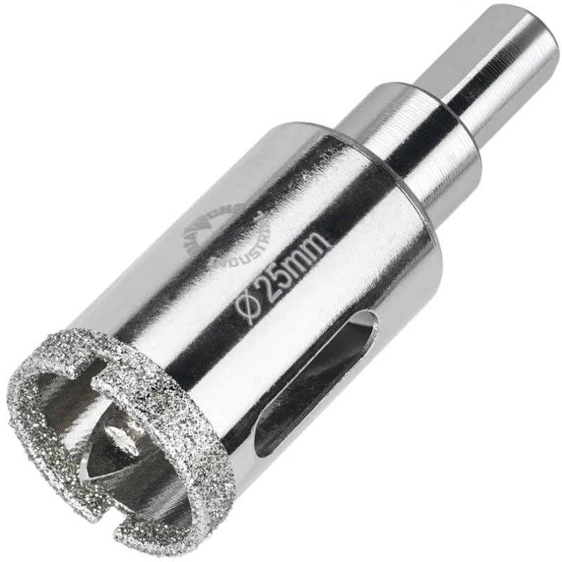 Алмазная коронка с центрирующим сверлом по керамограниту Diamond Industrial DIDCSC025, 25 мм в Иваново