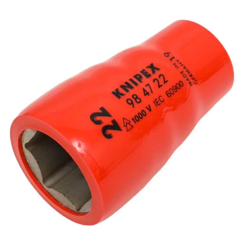 Головка торцевая Knipex KN-984722 VDE 1/2" 6-гранная, 22 мм, диэлектрическая в Нижнем Новгороде