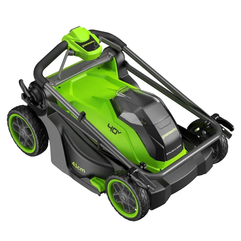 Газонокосилка аккумуляторная Greenworks GD40LM411 2521007UG, бесщеточная,  40V, 41 см, мульчирование в Угличе
