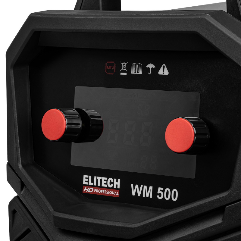 Инвертор MMA Elitech HD WM 500 204470, 380В, 21.5кВт, 20-500А, ПВ=500А