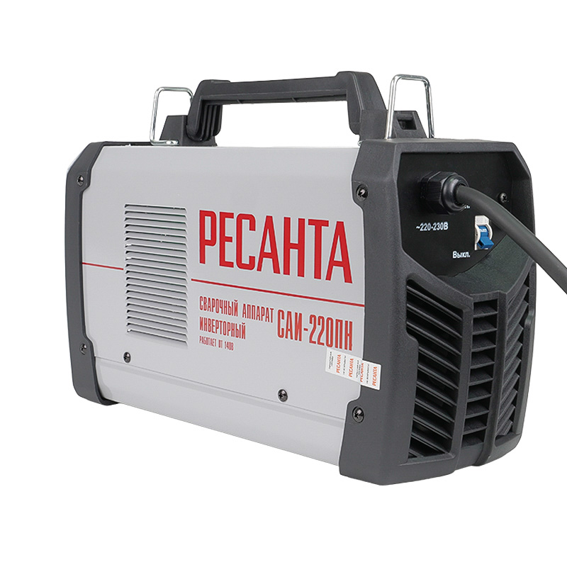 Сварочный инвертор Ресанта САИ 220 ПН ток 220А напряжение 220В