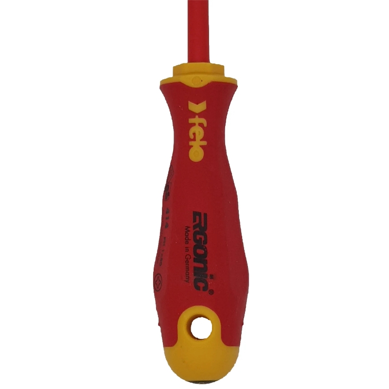 Отвертка диэлектрическая Felo Ergonic 41410290, крестовая PH 1X80 (Германия) в Нижнем Новгороде