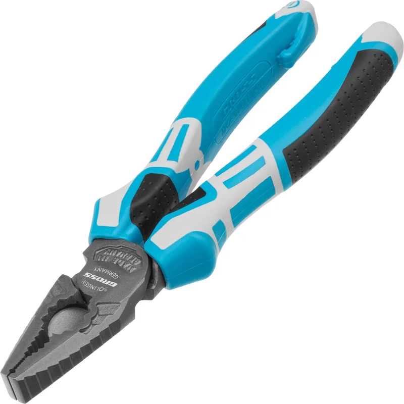 Плоскогубцы комбинированные Gross 16973 180мм трехкомпонентные рукоятки 2839₽