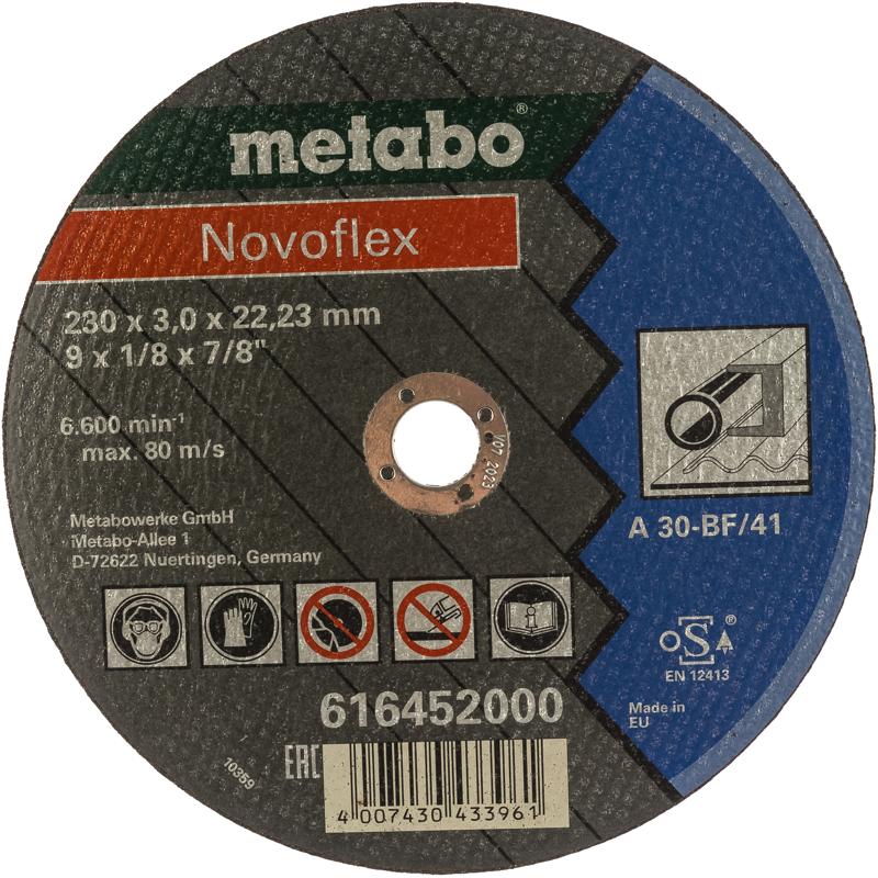 Отрезной круг по стали Metabo Novoflex 616452000 (230x3 мм) в Твери