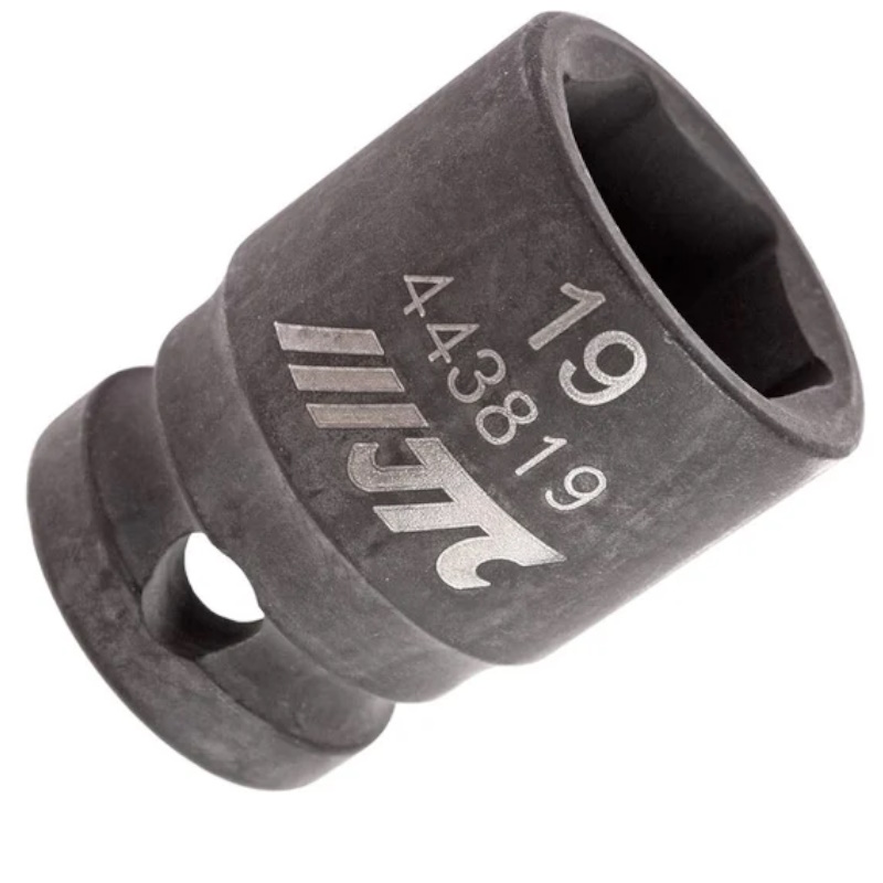 Головка торцевая ударная 6-гранная JTC JTC-443819, 1/2"х19мм, длина 38мм, JTC/1/10/200 в Переславле
