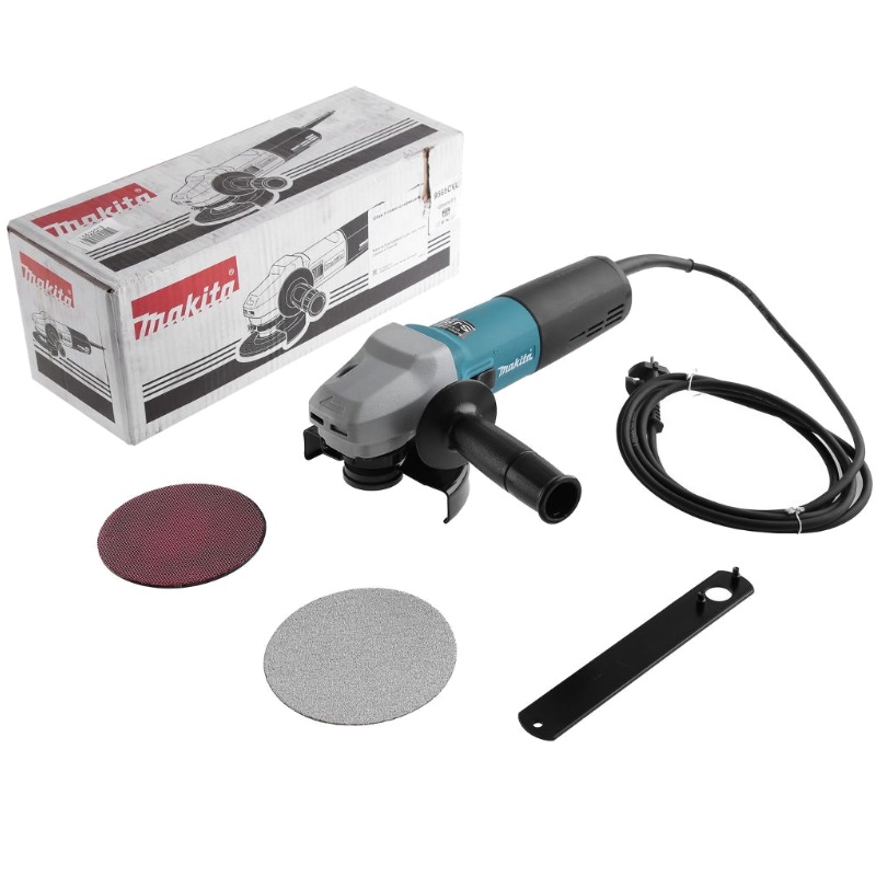 Угловая шлифмашина (болгарка) Makita 9565CVL, 125 мм, 1400 Вт, плавный пуск, регулировка оборотов в Кинешме