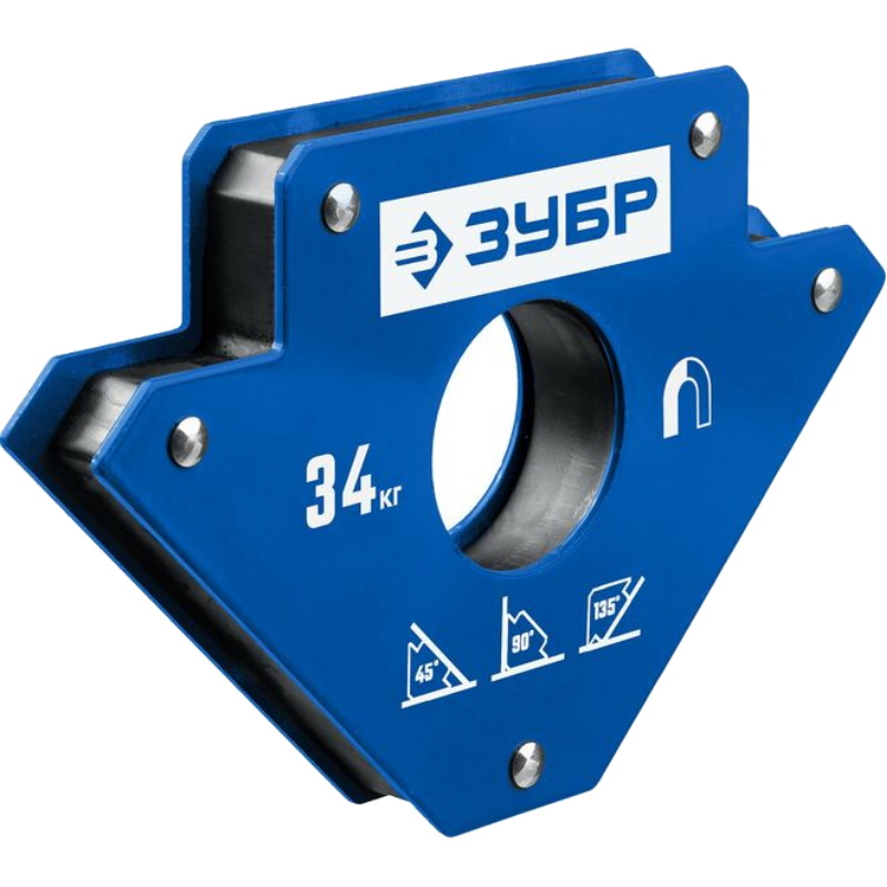 Угольник магнитный для сварочных работ Зубр Профессионал УМ-3 40050-34 34 кг 810₽