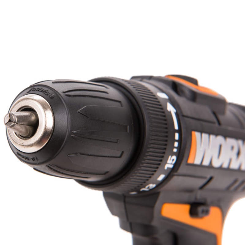 Дрель-шуруповерт аккумуляторная WORX WX101.1, 20В, 1.5Ач x2, кейс в Рыбинске