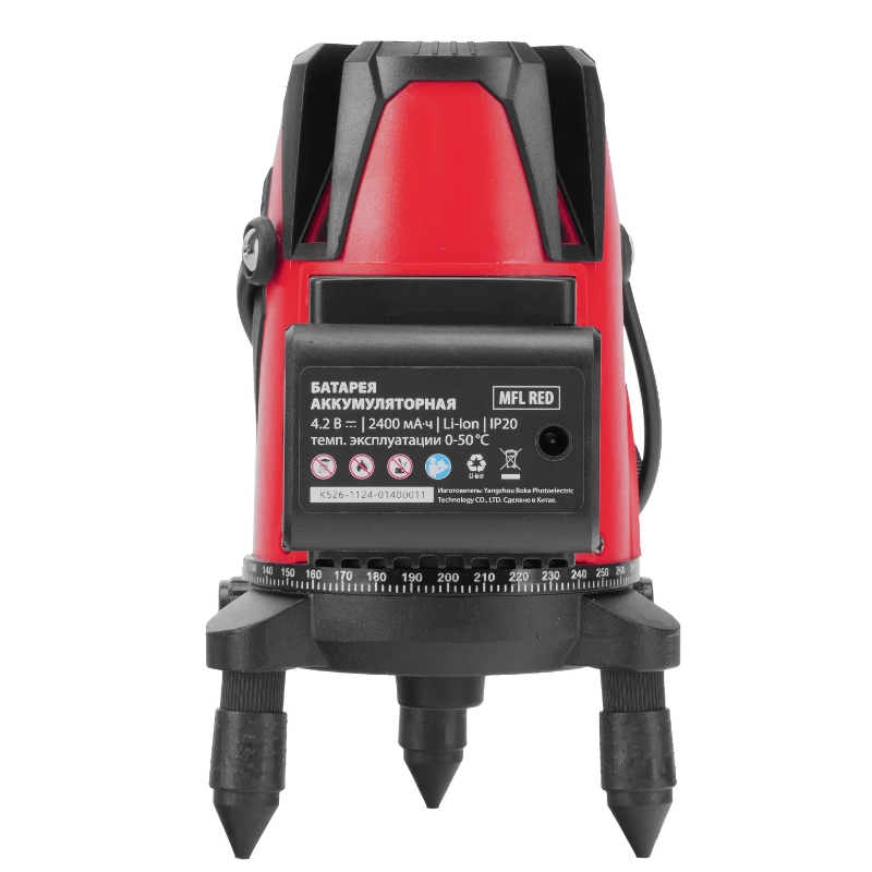 Лазерный уровень MTX MFL RED 35014, 30 м, красный луч, акк. Li 2400 mAh, сумка, резьба 5/8" в Муроме