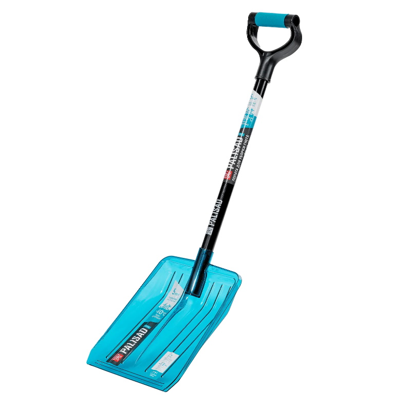 Лопата для уборки снега Palisad LUXE 61799 поликарбонат 260х310х870 мм стальной черенок 1004₽