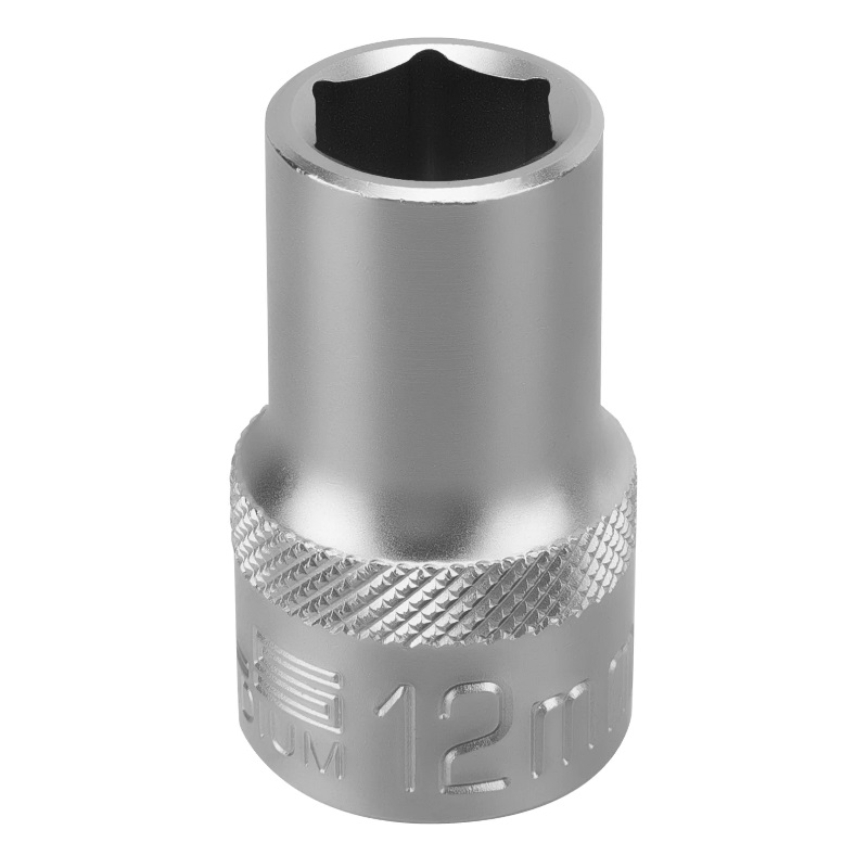 Головка торцевая удлиненная Stels 13845, 12 мм, 6-гранная, CrV, под квадрат 1/2" в Муроме