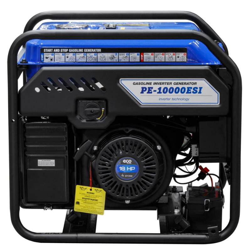 Электростанция (генератор инверторный бензиновый) Eco PE-10000ESI EC1710-3
