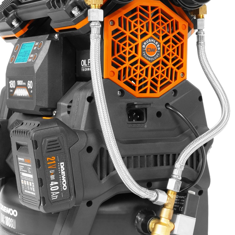 Компрессор аккумуляторный Daewoo DAC 180S Li SET 42В220В