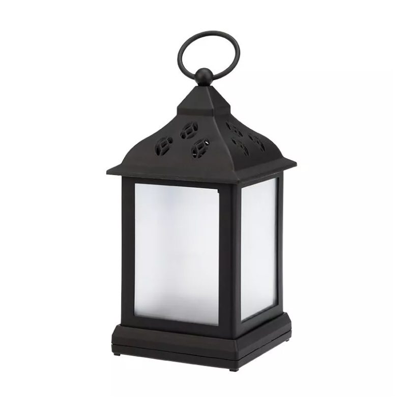 Фонарь Neon-Night 513-064, 11х11х22.5см RGB эффект мерцания корпус черный 1371854