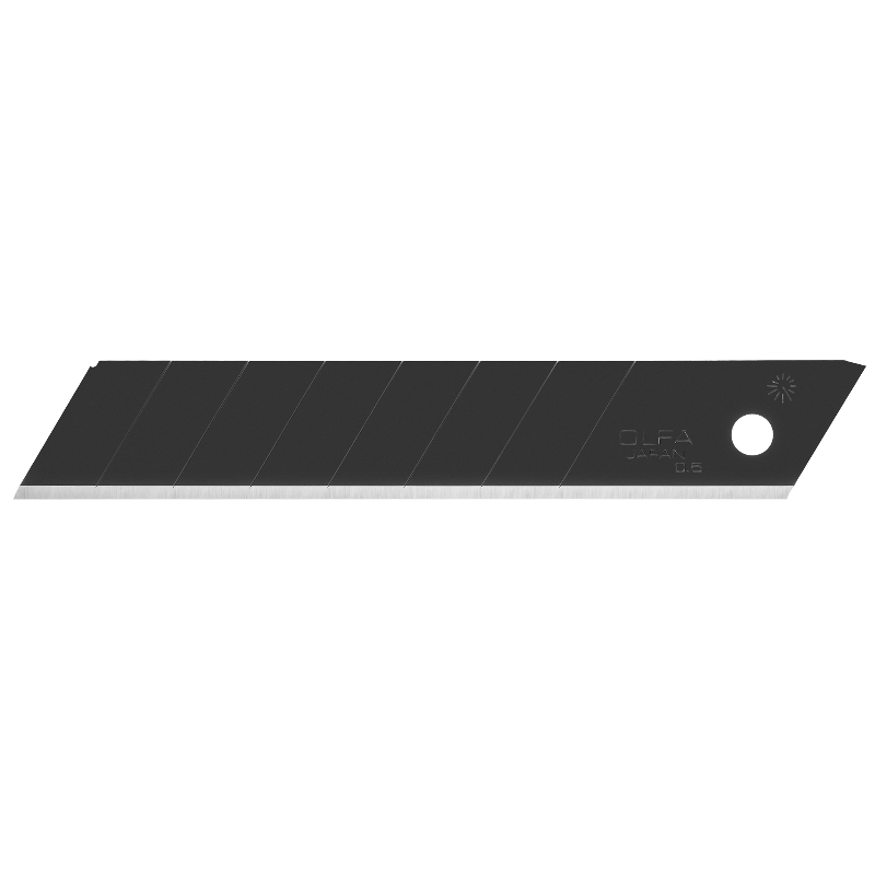 Сегментированные лезвия Olfa OL-LBB-50 EXCEL BLACK, 18 мм, 50 шт, в боксе