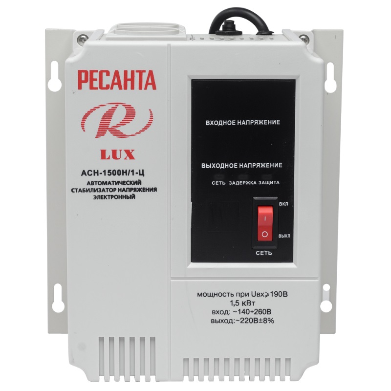 Стабилизатор плавающего напряжения Ресанта АСН-1500Н/1-Ц LUX 63/6/20 (однофазный, мощность 1500W) в Иваново