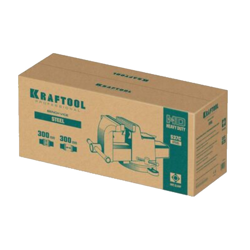 Стальные слесарные тиски Kraftool STEEL 32701-300, 300 мм в Твери