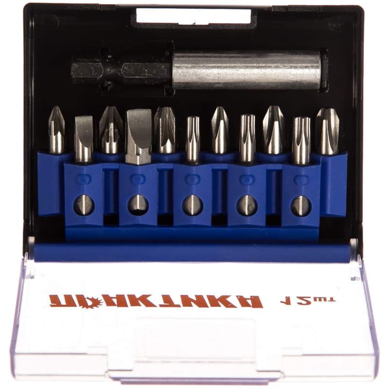 Набор бит Практика Профи 036-513 (стальные, 25 миллиметров, пластиковая коробка)
