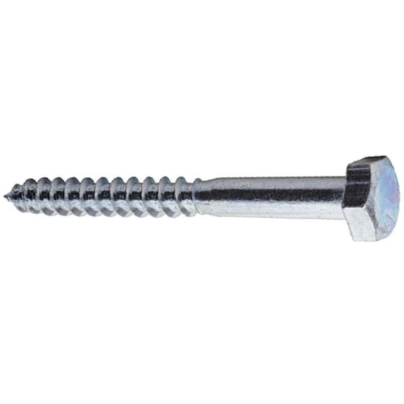 Шуруп Starfix SMC3-61731-100 8х60 мм шестигранная головка цинк DIN 571 100 штук в картонной упаковке 470₽
