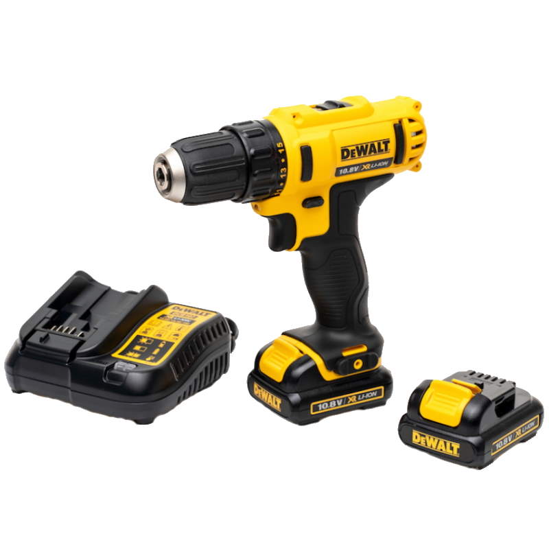 Аккумуляторная дрель-шуруповерт DeWalt DCD710C2P-KS 10.8 В + мультитул